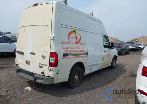 2013 Nissan Nv 2500 z USA, uszkodzony, nr VIN 1N6BF0LY8DN100586